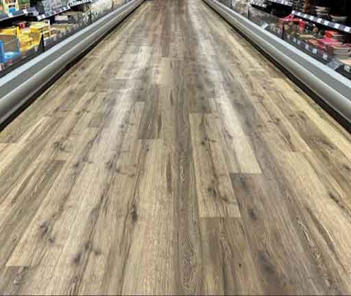 commercial shop floor tiling